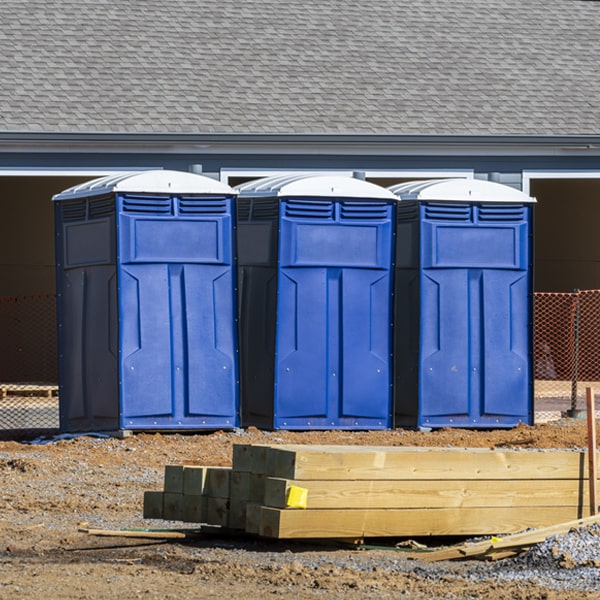 are there different sizes of portable toilets available for rent in Broadway